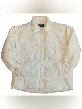 VTG Lands' End Quilted Down Jacket Sz M (10/12)